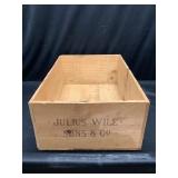 Julia Wile Sons & Co Wood Crate