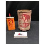 Kendall Motor Oil Can