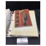 Binder of Vintage Ephemera