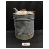 Galvanized Oil Can