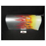 Custom Painted Flamed Mail Box