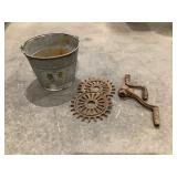 Pail of Cranks and Seeder Discs