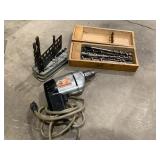 Black and Decker Drill with bits