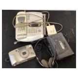 Camera, Phone, Cassette Player