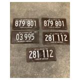 License Plates- Illinois 1959