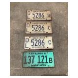 License Plates- Illinois 1982