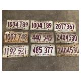 License Plates- Illinois 1958