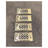 License Plates- Illinois 1988