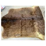 Vintage Horse Hide Rug Hawkeye Hid Co