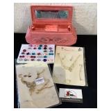 Jewelry box and bling rings