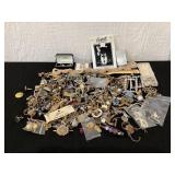 Tie tacks and cuff links etc