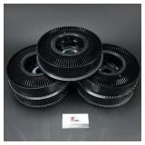 Five 80 Capacity Slide Carousels