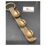 3 Brass Sleigh Bells