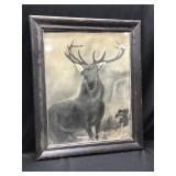 Framed Buck Art