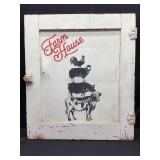 Vintage Farm House Cabinet Door