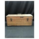Antique Wooden Toolbox