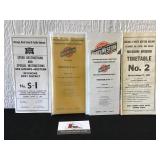 Rock Island & Northwestern Time Tables