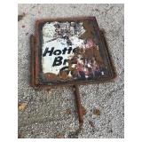 Vintage Double Sided Metal Sign