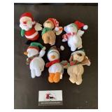 TY Beanie Baby Christmas bears