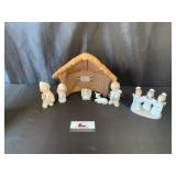 Ceramic nativity scene