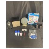 Hour glass, light fixture, and miscellaneous