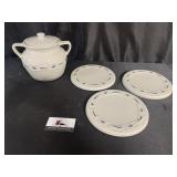 Longaberger jar and trivets