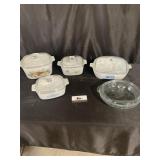 Covered baking dishes