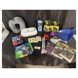 Deer alerts, neck pillow, big bags, and misc.