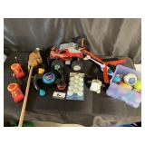 Stick horse and miscellaneous toys