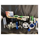 Miscellaneous Wii accessories, games and guitar