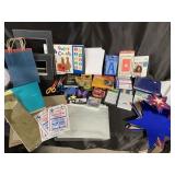 Photo mats, picture paper, misc. craft and desk