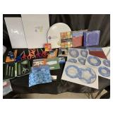 Boxes and scrapbooking items