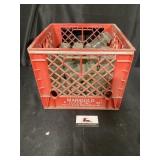 Milk Crate full of insulators