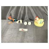 Chicken and egg salt and pepper and miscellaneous