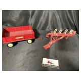 1:16 scale International barge wagon and plow