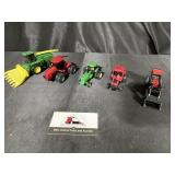 1:64 scale John Deere and International