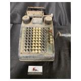 Vintage adding machine