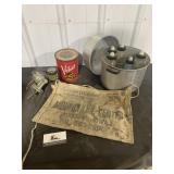 Vintage baby bottles and miscellaneous