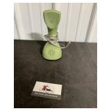 Vintage green rotary phone