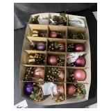 Tote of Christmas ornaments