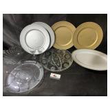 13 mini cups and serving platers