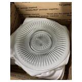 48 clear glass plates