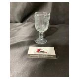 Tote with 75 mini champagne glasses