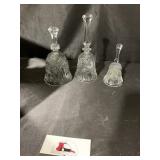 25 glass bells