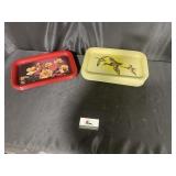 Vintage Metal serving trays