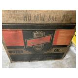 Sealed case of 24 one quart cans of Northland oil