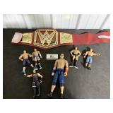 Wrestling belt and wrestlers