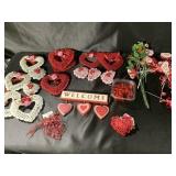 Tote of heart decorations