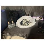 Tote of Halloween decorations