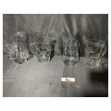 4 glass pitchers